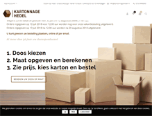 Tablet Screenshot of kartonnagehedel.nl
